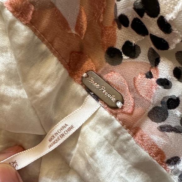 Free People Vintage Floral Print Women's Flowy Skirt - Picture 4 of 11